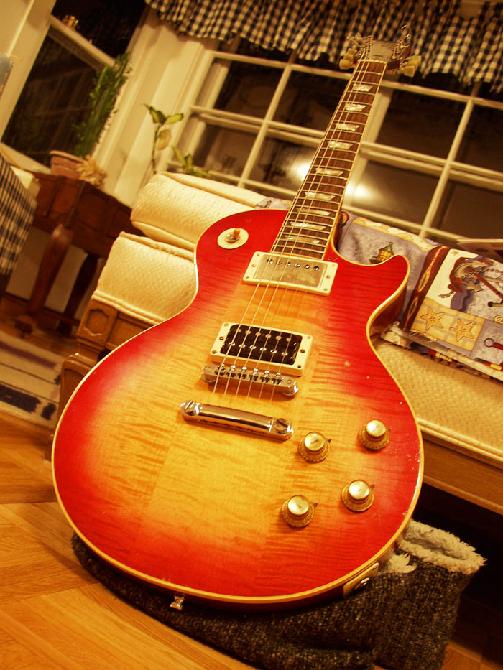 my '70 les paul 3 piece flametop deluxe